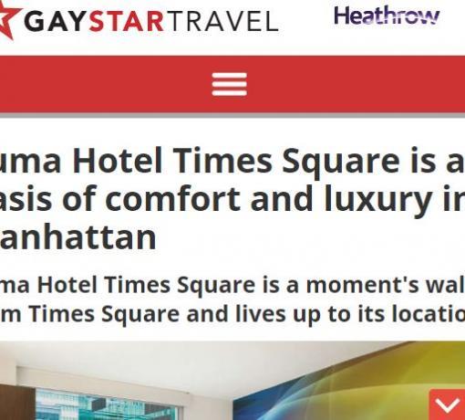 LUMA: Oasis of Comfort & Luxury via Gaystarnews.com